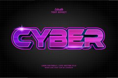Cyber Editable Text Effect Style Cinematic Product Image 1