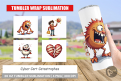 Cyber Cart Catastrophes Tumbler Product Image 1