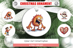 Cyber Cart Catastrophes Ornament Product Image 1