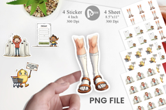 Cyber Cart Catastrophes Sticker Product Image 1