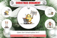 Cyber Cart Catastrophes Ornament Product Image 1