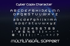 Cyber Copix - Modern Futuristic Sci-Fi Font Product Image 9