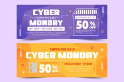 Cyber Monday Banner Design Template V3 Product Image 4