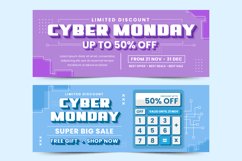 Cyber Monday Banner Design Template V3 Product Image 6