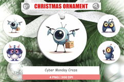 Cyber Monday Craze Ornament Product Image 1