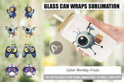 Cyber Monday Craze Glass Can Product Image 1