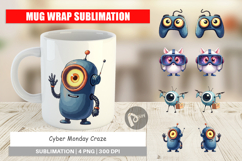 Cyber Monday Craze Mug Wrap Product Image 1