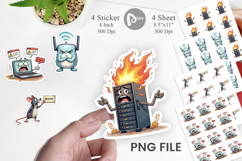 Cyber Monday Glitchfest Sticker Product Image 1