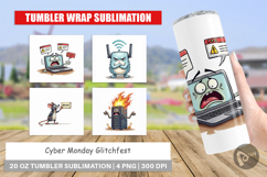 Cyber Monday Glitchfest Tumbler Product Image 1