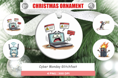 Cyber Monday Glitchfest Ornament Product Image 1