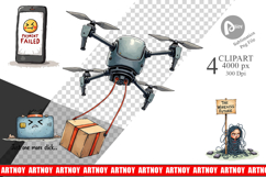 Cyber Monday Glitchfest Clipart Product Image 1