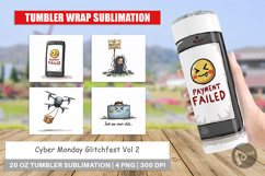 Cyber Monday Glitchfest Tumbler Product Image 1