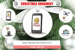 Cyber Monday Glitchfest Ornament Product Image 1