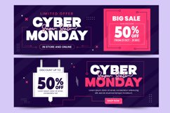 Cyber Monday Banner Design Template V1 Product Image 2