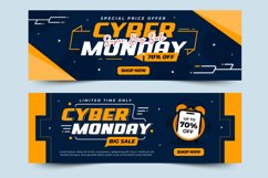 Cyber Monday Banner Design Template V1 Product Image 3