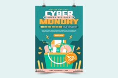 Cyber Monday Flyer Design Template V6 Product Image 4