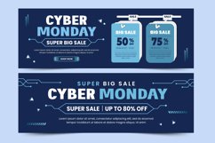 Cyber Monday Banner Design Template V1 Product Image 4