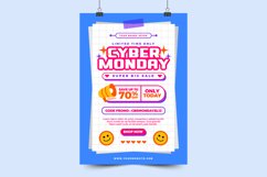 Cyber Monday Flyer Design Template V6 Product Image 6