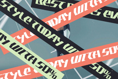 Cyber Motion - New Futuristic Display Font Product Image 7