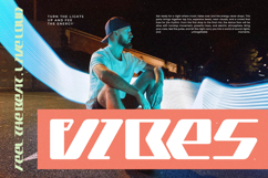 Cyber Motion - New Futuristic Display Font Product Image 9