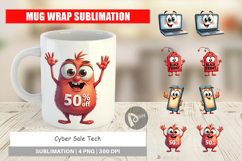 Cyber Sale Tech Mug Wrap Product Image 1