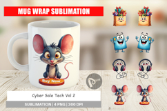 Cyber Sale Tech Mug Wrap Product Image 1
