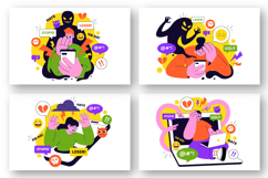 10 Cyberbullying Illustration Product Image 2