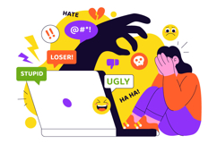 10 Cyberbullying Illustration Product Image 4