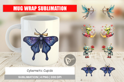 Cybernetic Cupids Messengers Mug Wrap Product Image 1