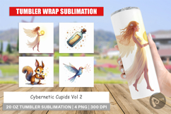 Cybernetic Cupids Messengers Tumbler Product Image 1