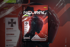 Cybernetic Uprising Flyer Poster Design Product Image 1