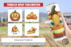 Cyberpunk Pumpkins Tumbler Product Image 1