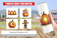 Cyberpunk Pumpkins Tumbler Product Image 1