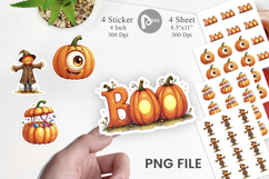 Cyberpunk Pumpkins Sticker Product Image 1