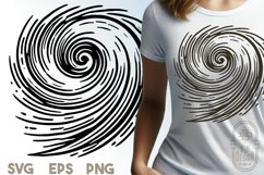 Cyclone Illustration SVG File Product Image 1
