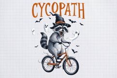 Vintage Raccoon Hallooween &amp; Fall, Halloween Sublimation Product Image 1