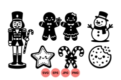 Cute Christmas Holiday Clipart Design Product Image 1
