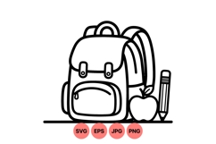 Back to School Vector Illustration For Education Product Image 1