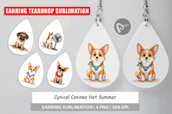 Cynical Canines Hot Summer Earring Product Image 1