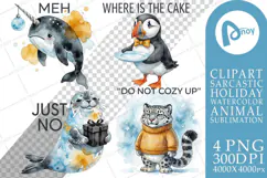 Cynical Arctic Animals Sublimation Product Image 1