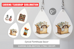 Cynical Farmhouse Earring Product Image 1