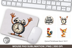 Cynical Farmhouse Mouse Pad Product Image 1