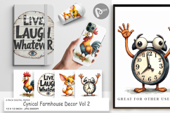 Cynical Farmhouse Digital Paper Product Image 1