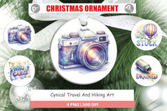 Cynical Travel Hiking Art Ornament Product Image 1