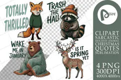 Woodland Animal Quotes Sublimation Product Image 1