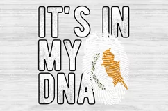 It's in my DNA Cyprus Flag Fingerprint PNG Sublimation Product Image 1