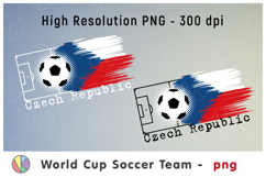 Czech Republic National Soccer Team Flag. World Cup 2026 Product Image 1