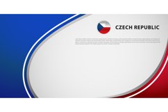 Czech republic layout background concept design template Product Image 1