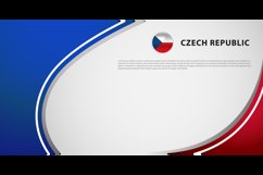 Czech republic layout background concept design template Product Image 2