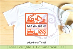 Construction scene name wall art sign or card Product Image 4